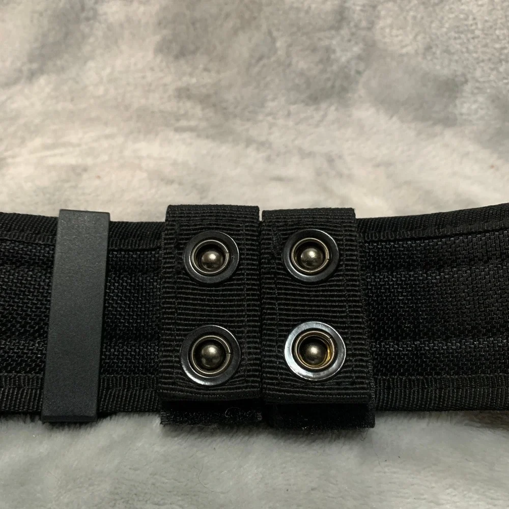 Ryno Gear Nylon Duty Belt with 4 Keeper Sets and Inside Belt N202C-S Black Small